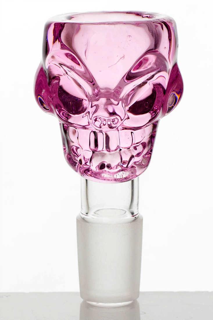 Skull shape glass large bowl