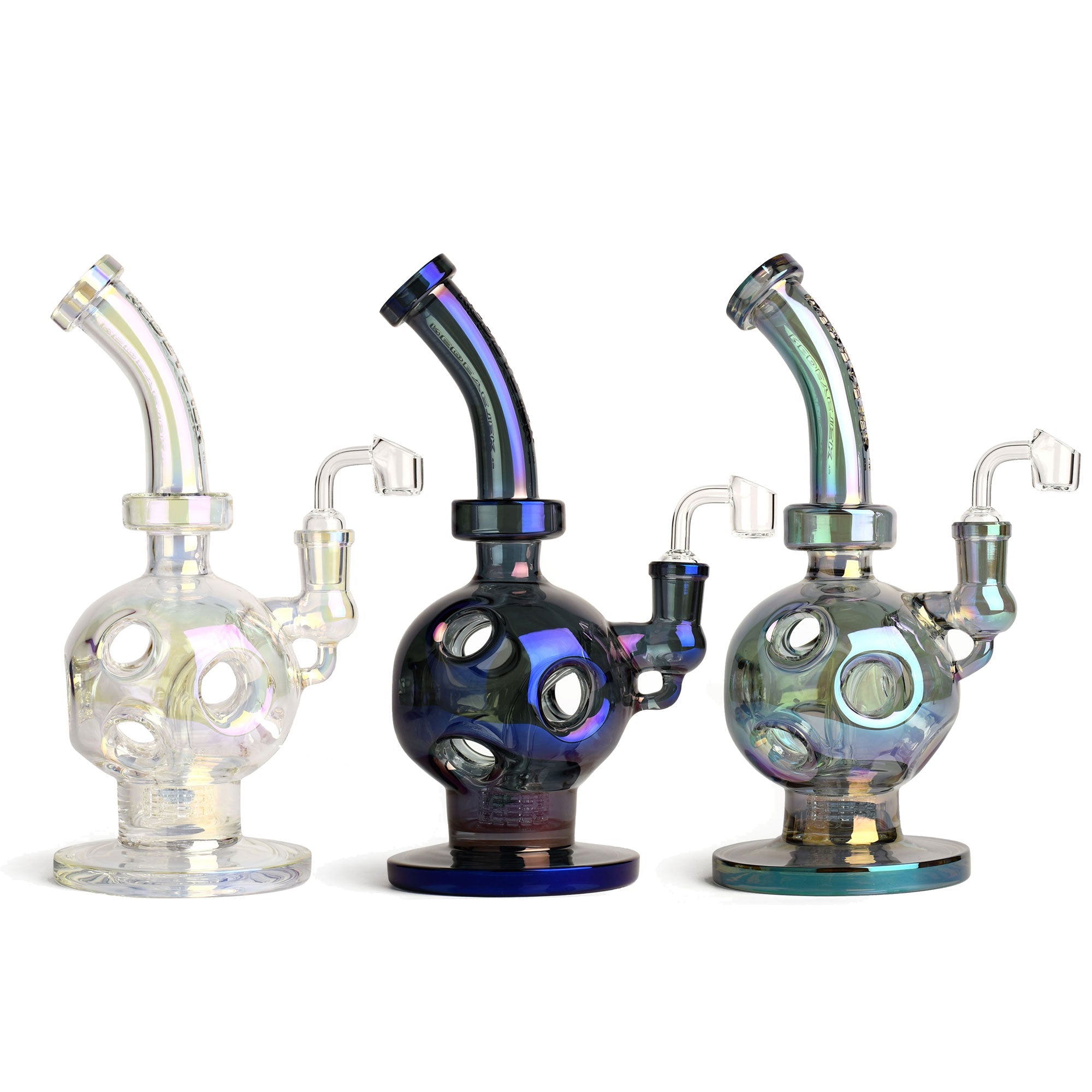 Red Eye Tek® | 11" Tall Metallic Terminator Finish Swiss Globe Rig