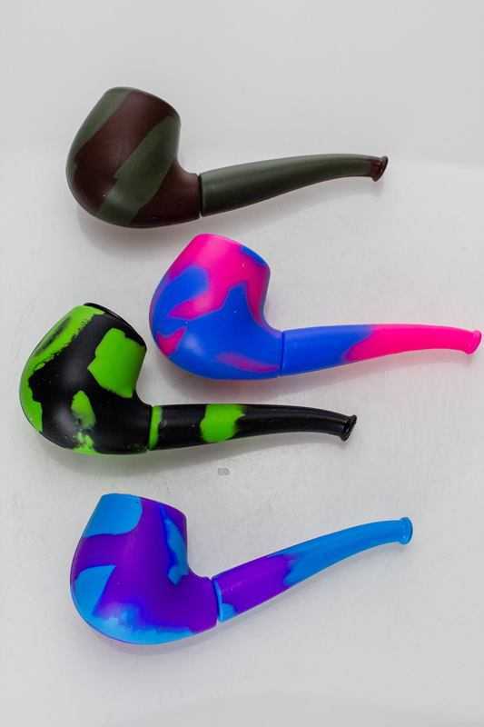 Silicone sherlock pipe