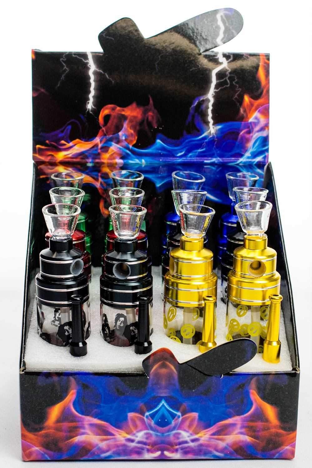 5" mini glass water pipe display