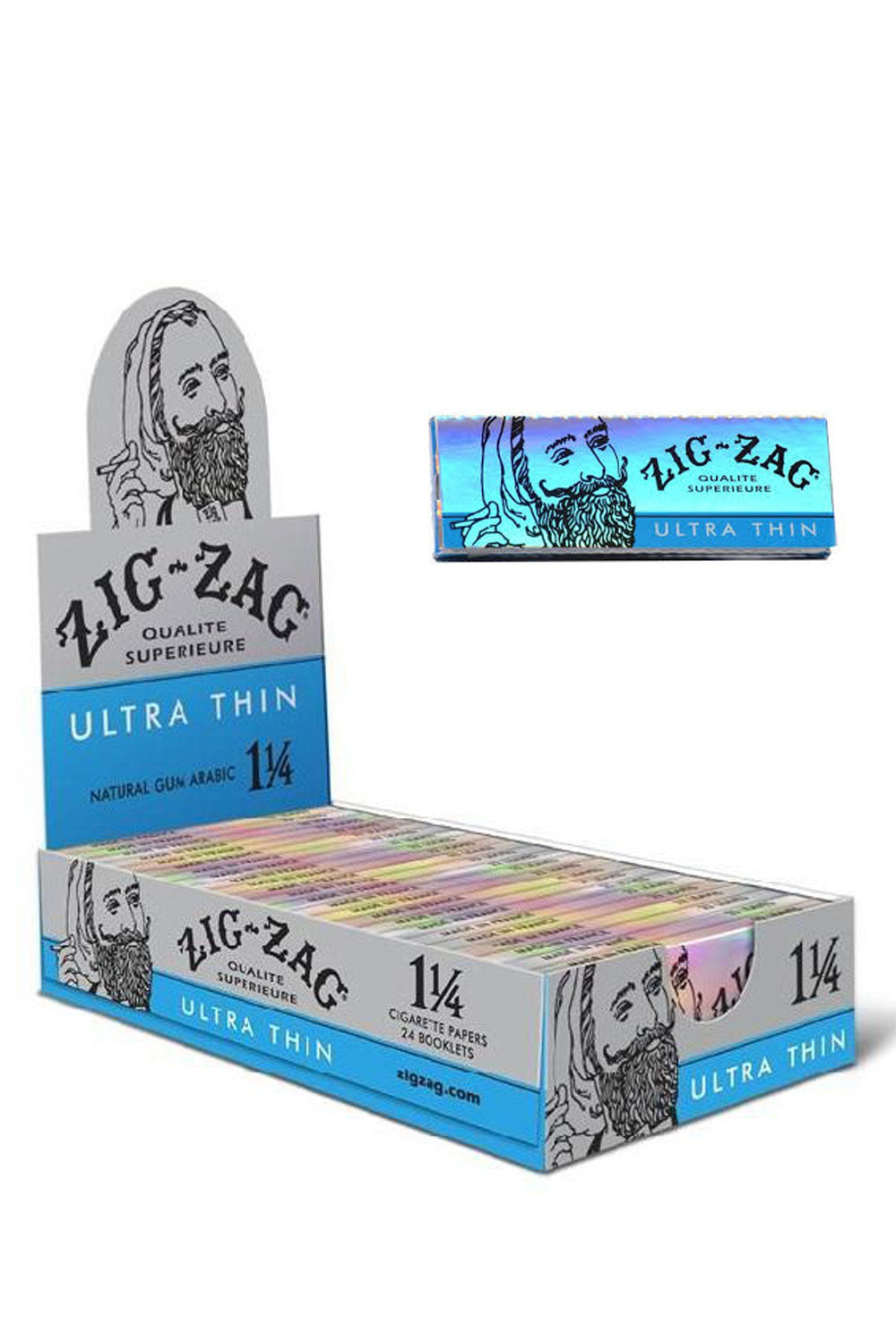ZIG-ZAG Ultra Thin Cigarette Rolling Papers Box