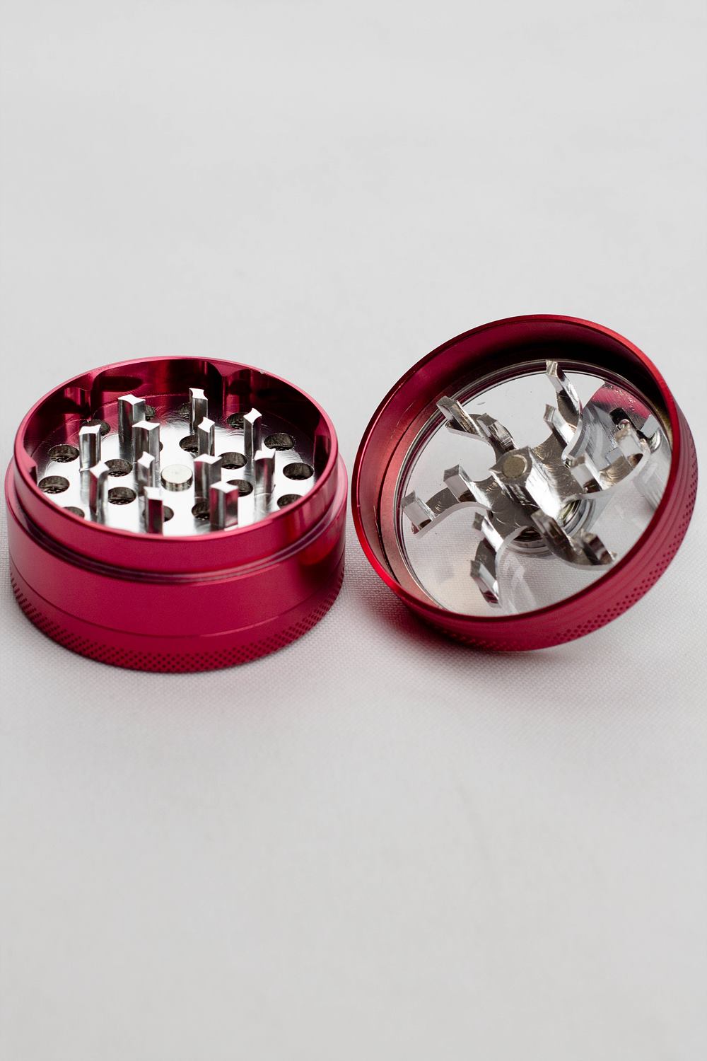 3 parts infyniti aluminium herb grinder w/handle ( GR5341 )