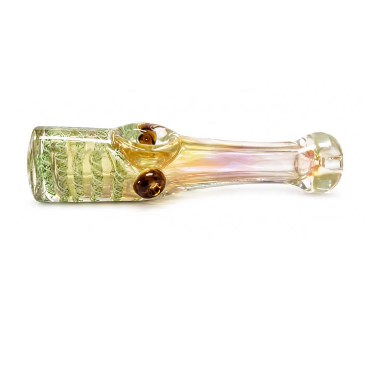 5" Fumed Swirl Glass Spoon Pipe