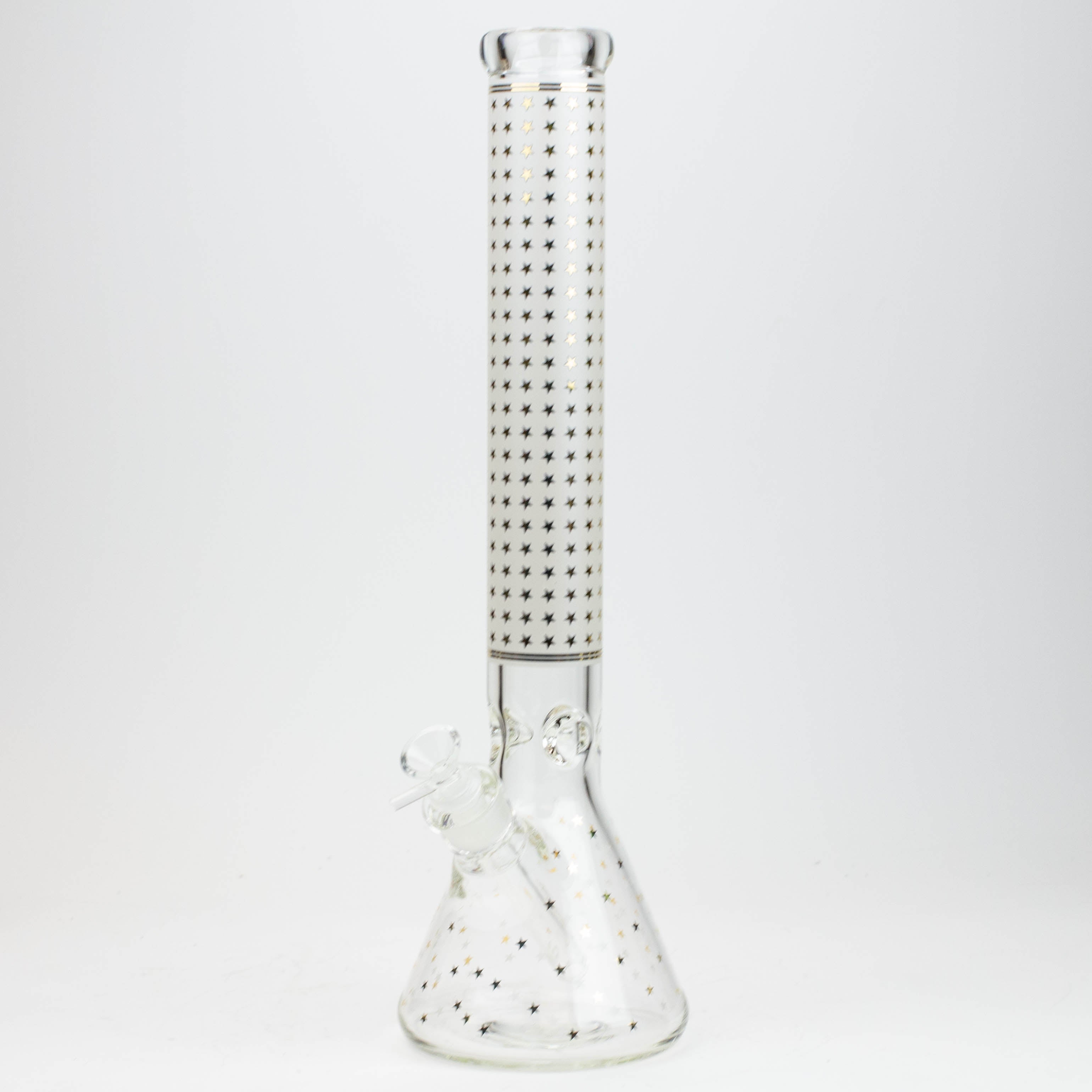 17.5" Star 7 mm glass water bong