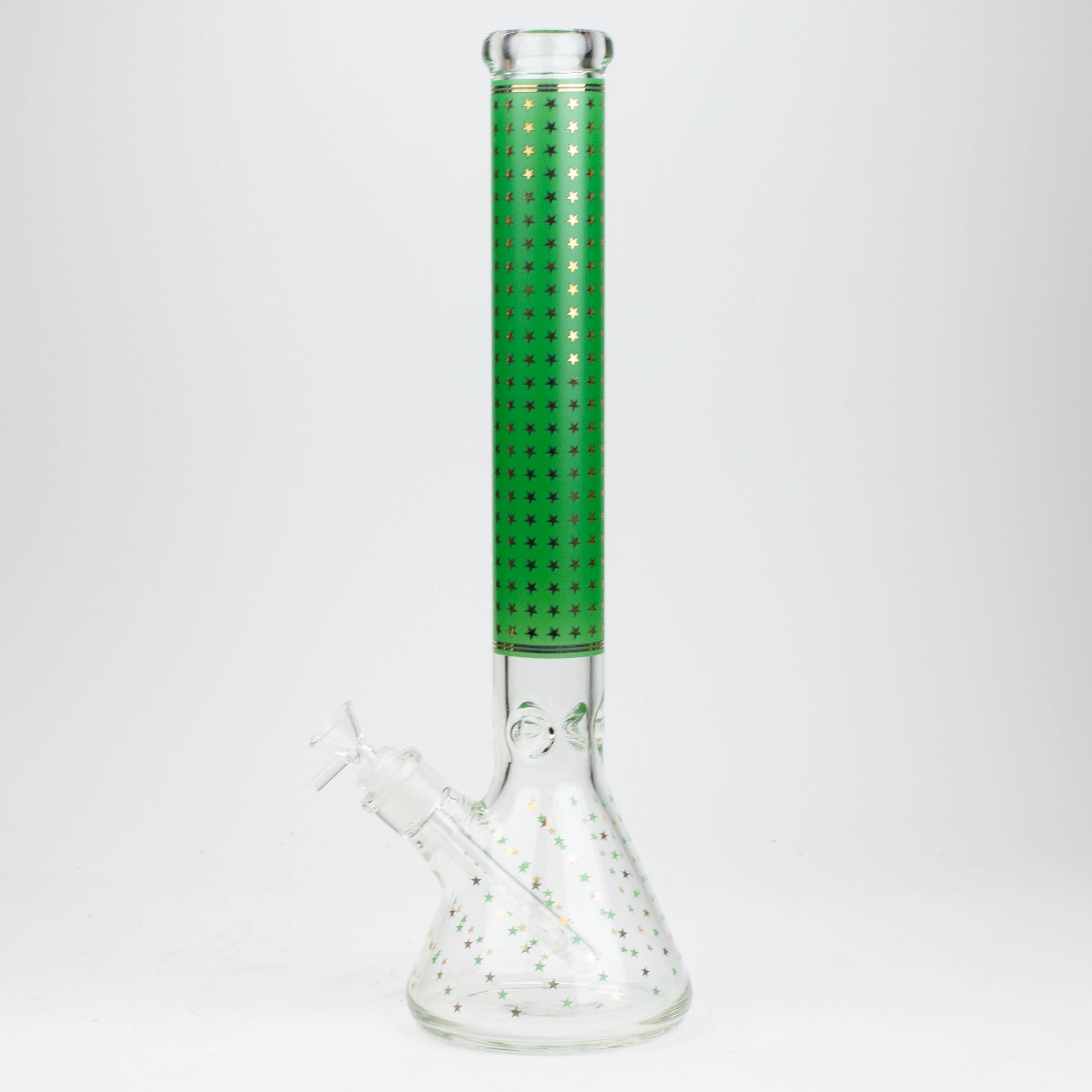 17.5" Star 7 mm glass water bong