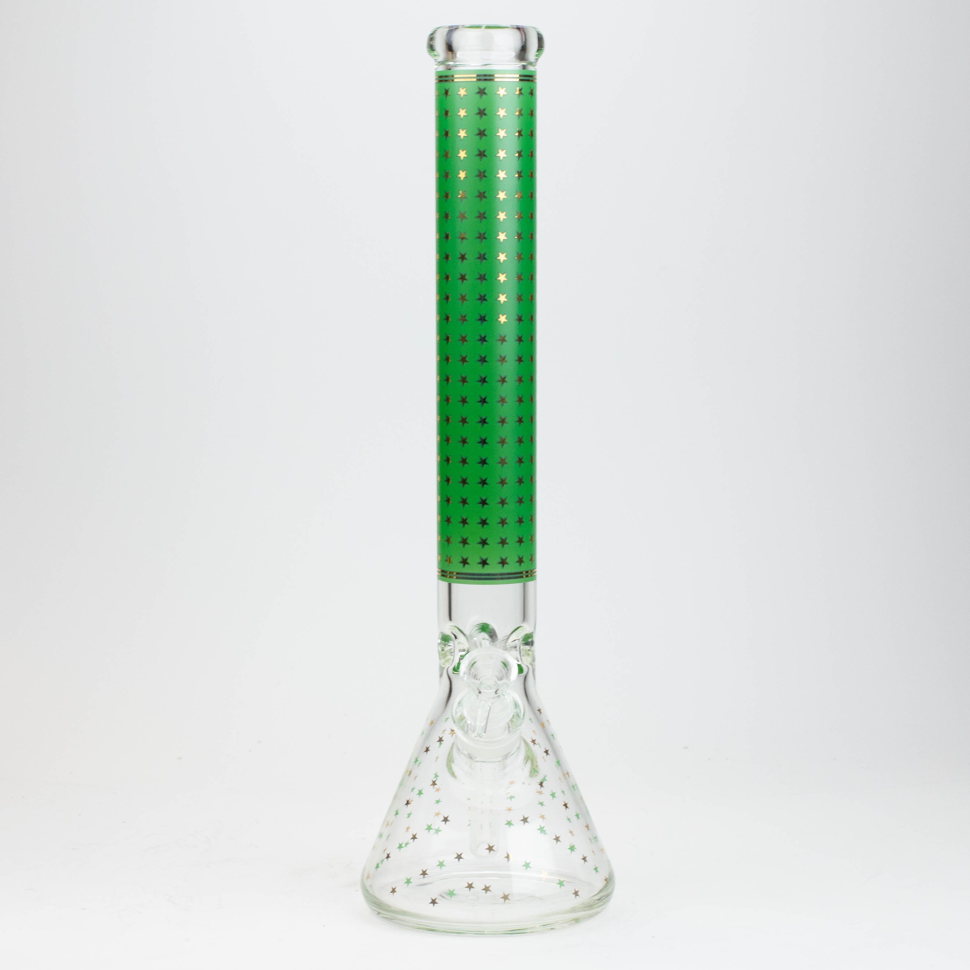 17.5" Star 7 mm glass water bong