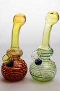 6 inches changing color glass water bong