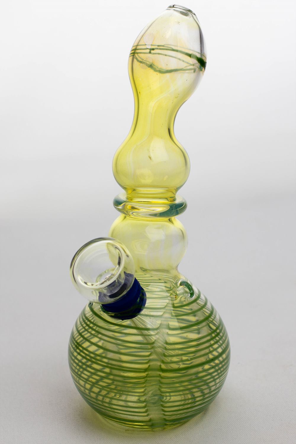 6 inches changing color glass water bong