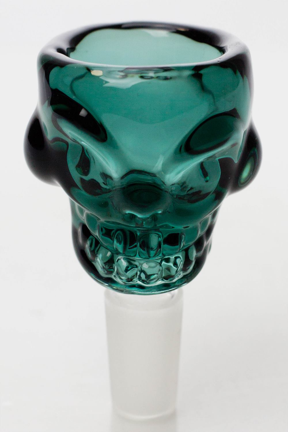 Skull shape glass large bowl