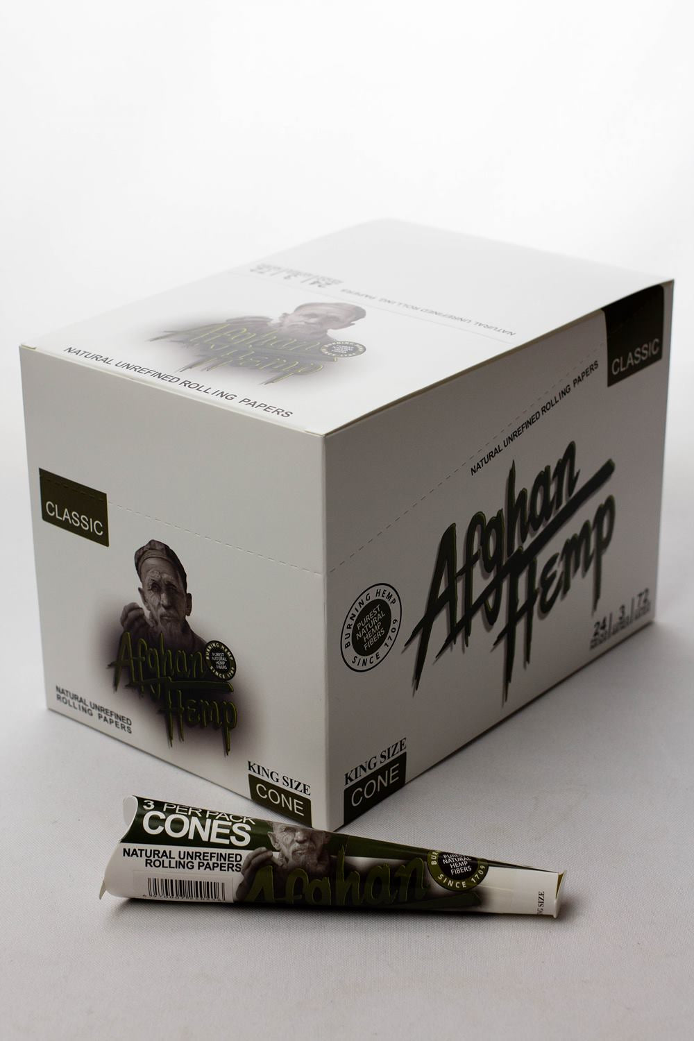 Afghan Hemp Pre-Rolled Cone display