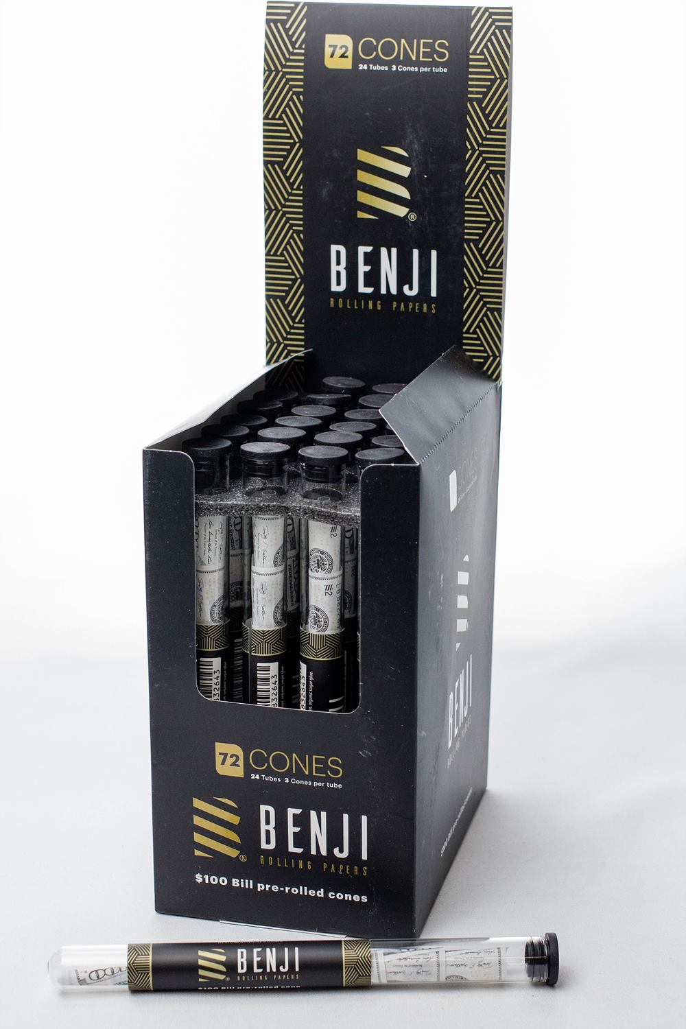 BENJI $100 BILL printed pre-rolled cones