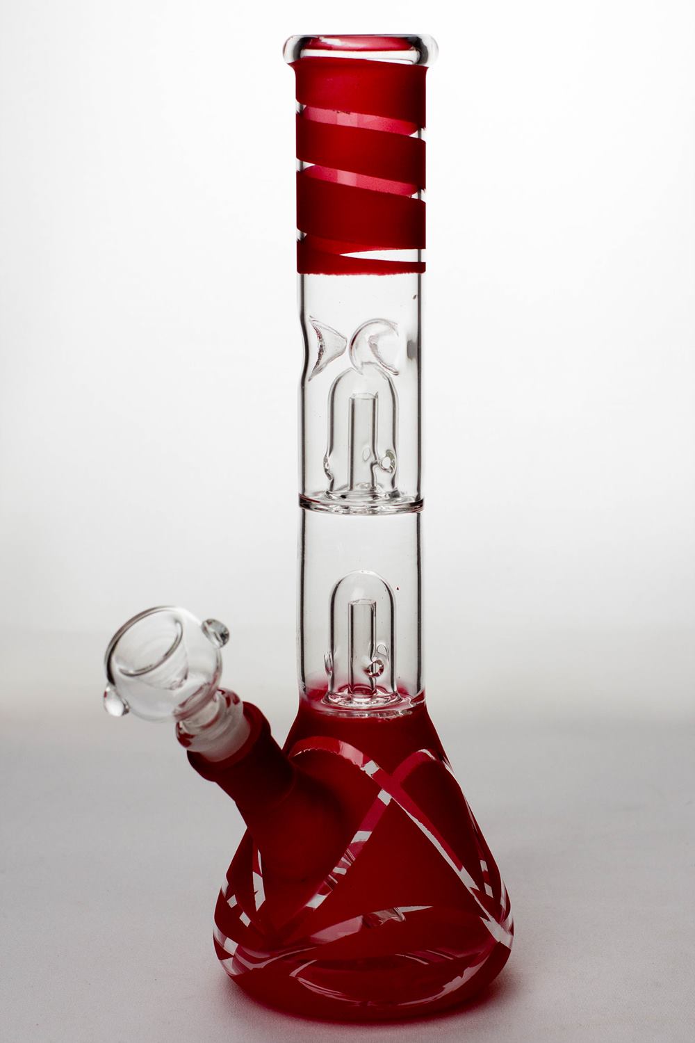 12 inches double dome percolator beaker Bong