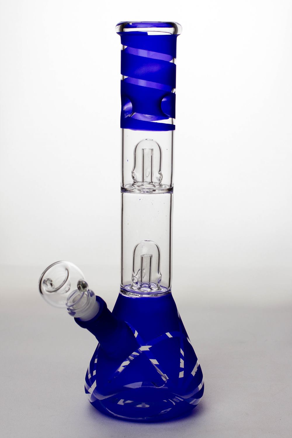 12 inches double dome percolator beaker Bong