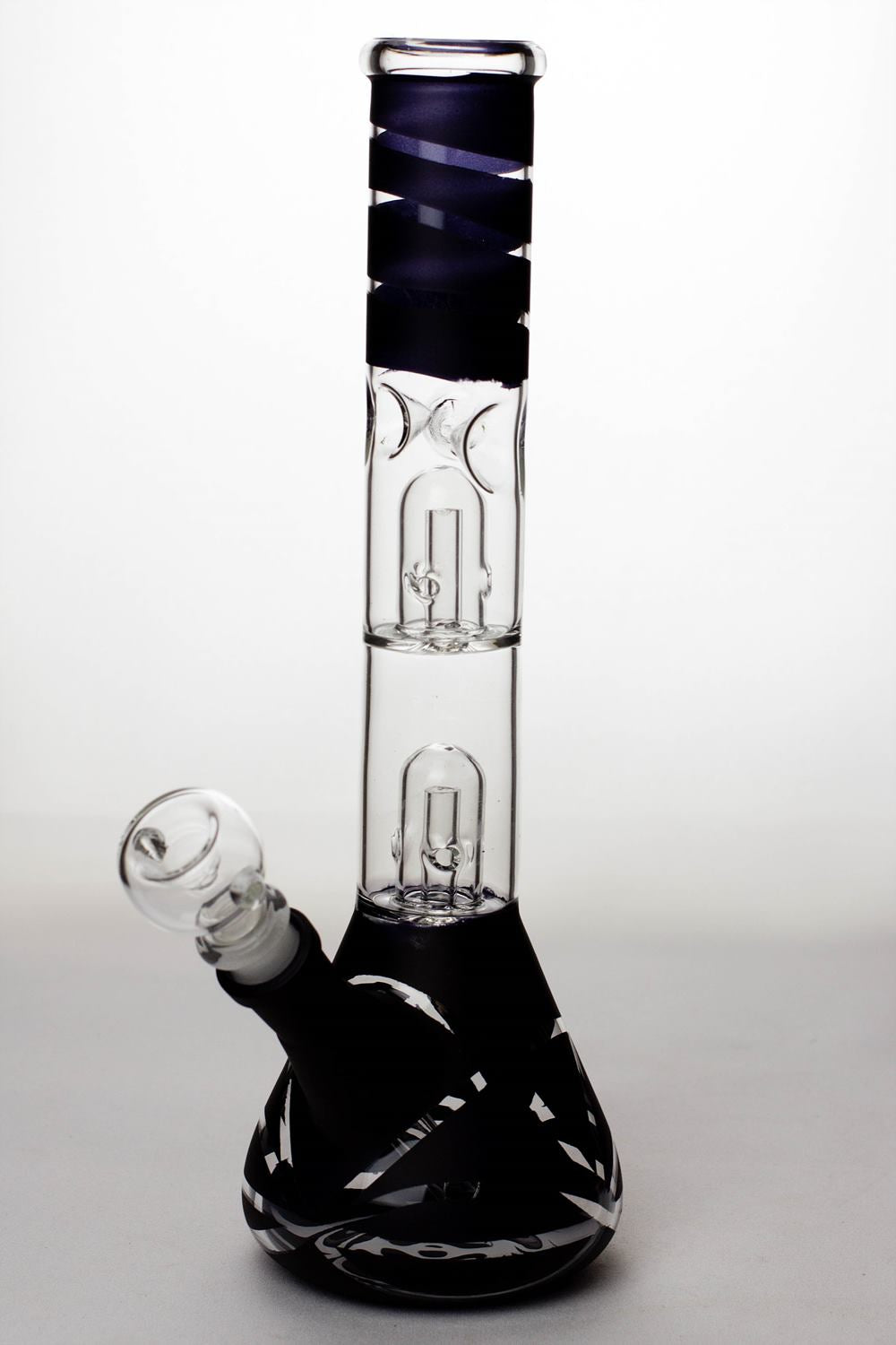 12 inches double dome percolator beaker Bong