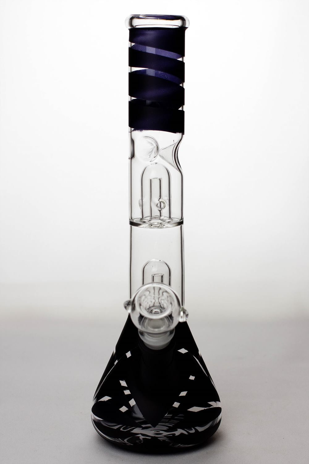 12 inches double dome percolator beaker Bong