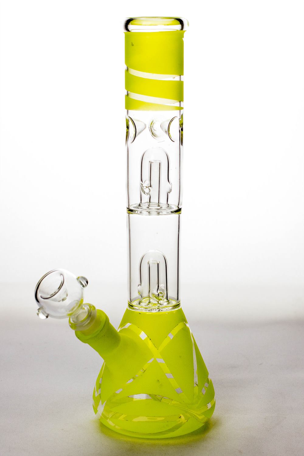 12 inches double dome percolator beaker Bong