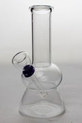 6 in. clear glass water bong