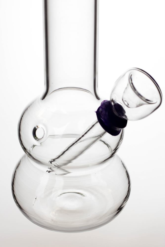 6 in. clear glass water bong