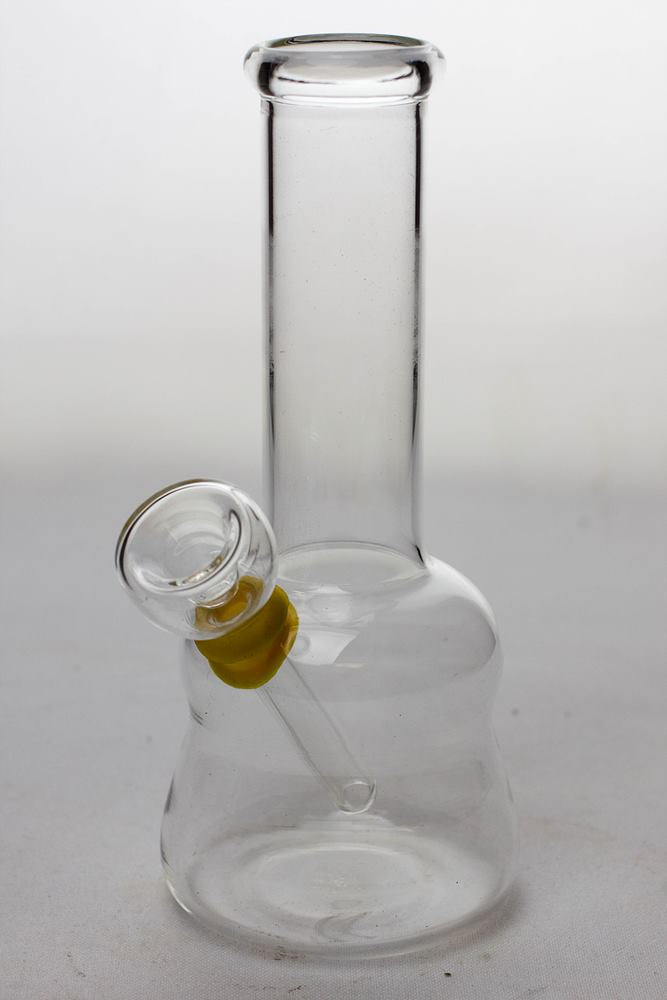 6 in. clear glass water bong