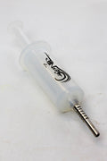 White silicone syringe shape nectar collector