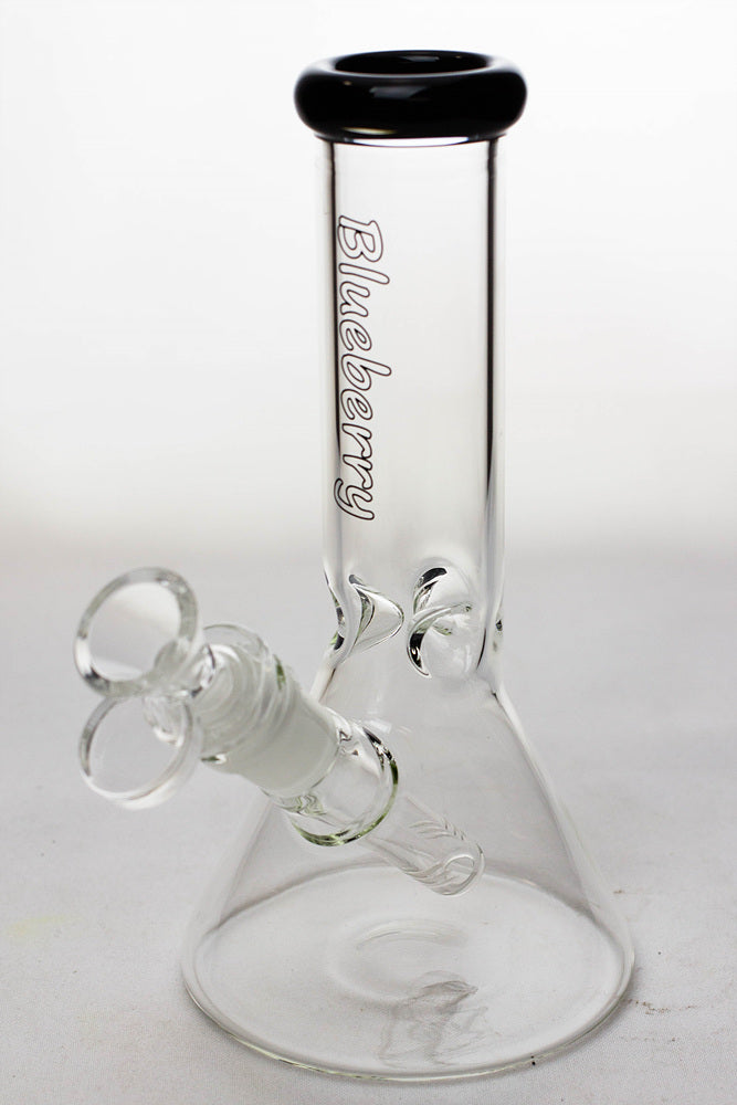 8" Blueberry glass beaker water bong ( N8040 )