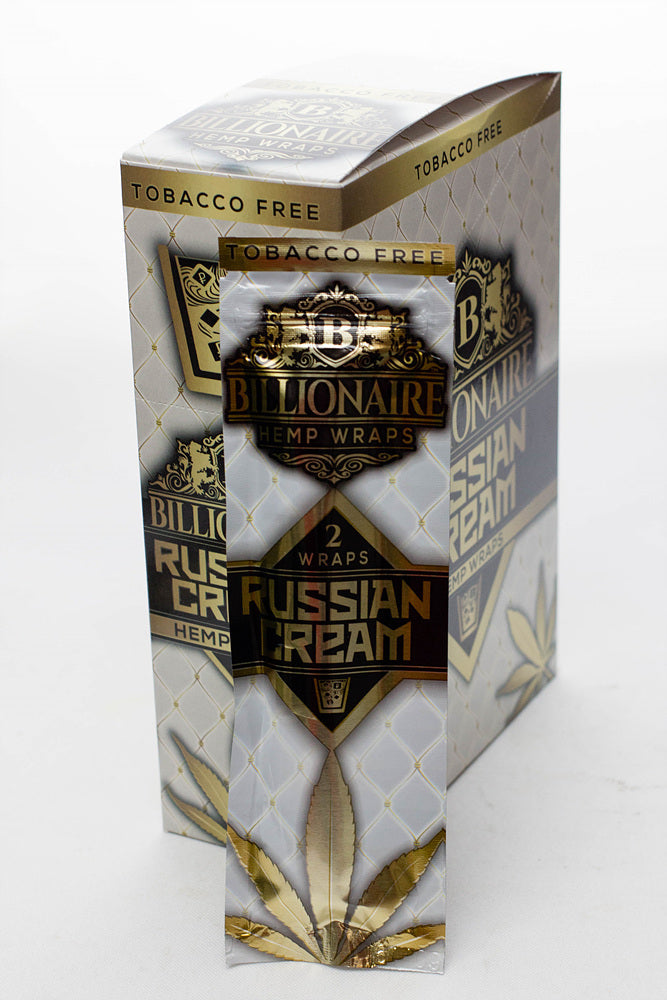Billionaire Hemp Wraps display