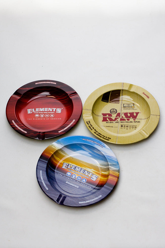 Round Metal Ashtray