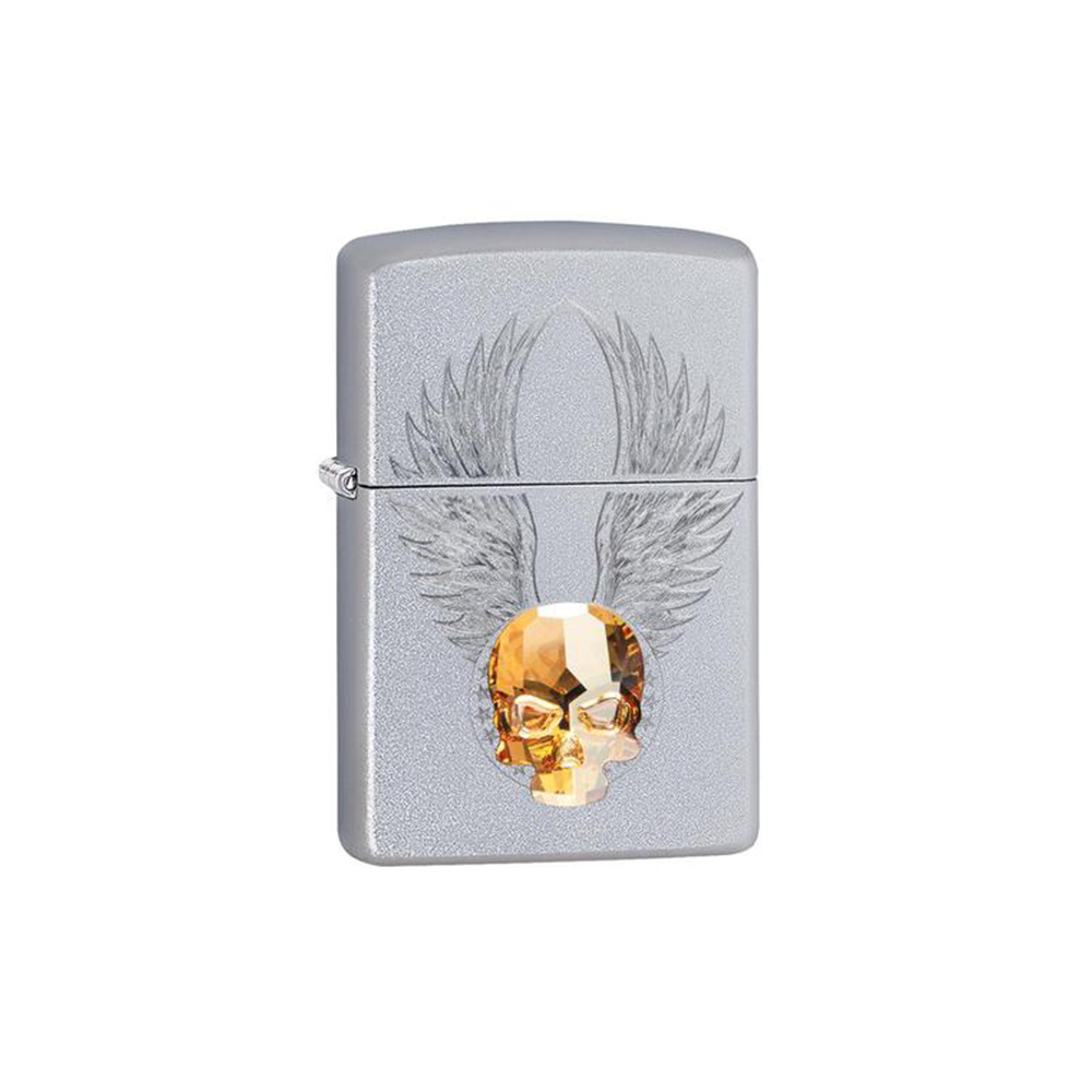 Zippo 49034 Gold Skull Design