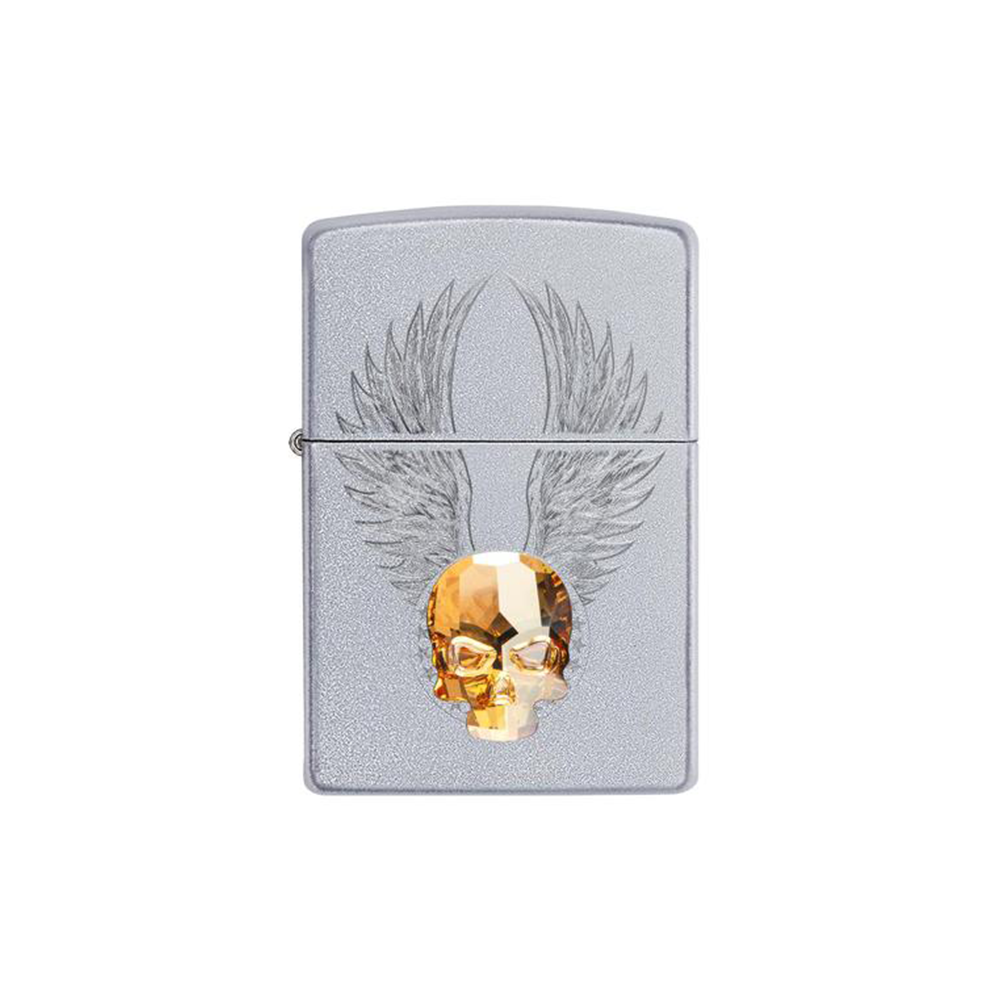 Zippo 49034 Gold Skull Design