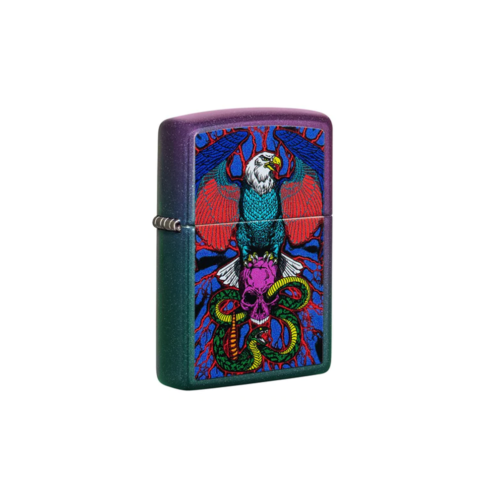 Zippo 49600 Eagle, Snake, Skull Design