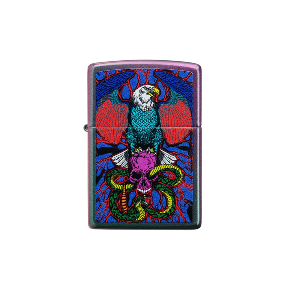 Zippo 49600 Eagle, Snake, Skull Design