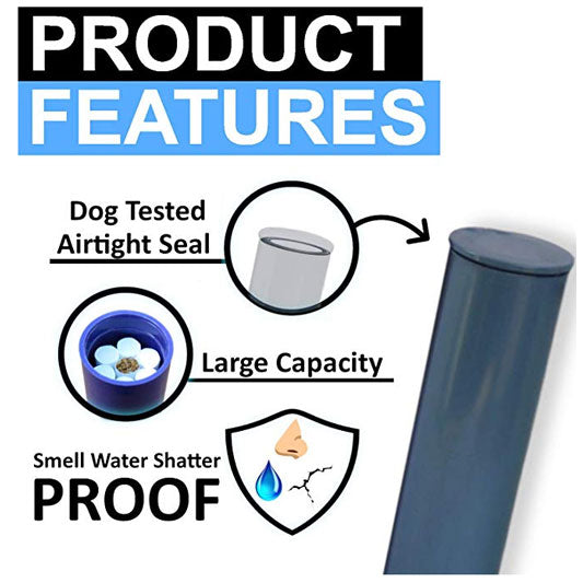 Alltrapod - Fully Smell Proof, Water Proof Containers - Bundle of 6