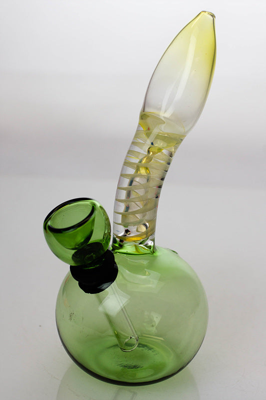 5.5" changing color glass water bong [GP1495]