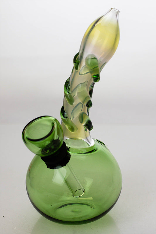 5.5" changing color glass water bong [GP1495]