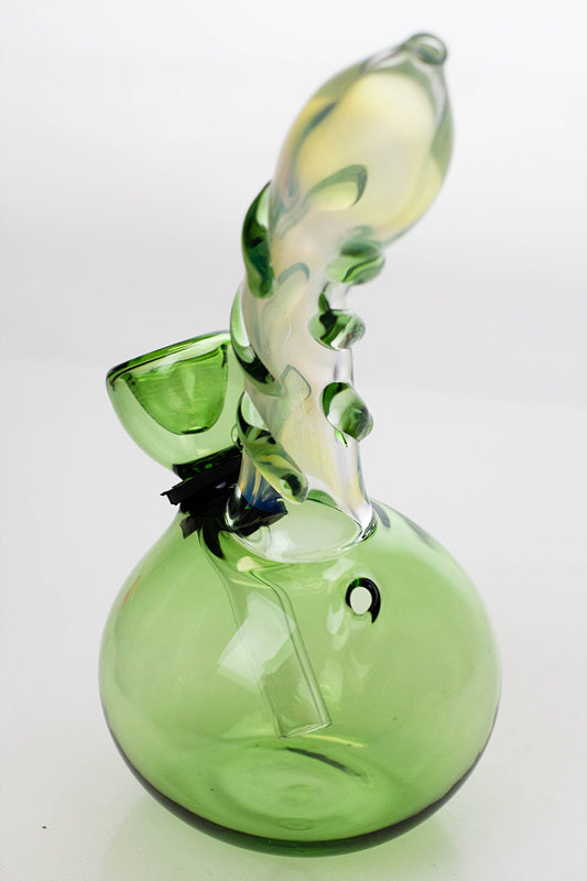 5.5" changing color glass water bong [GP1495]