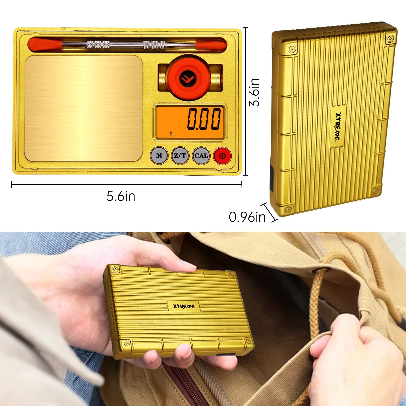 Xtream | Digital Pocket Scale - Golden [XTR-514]
