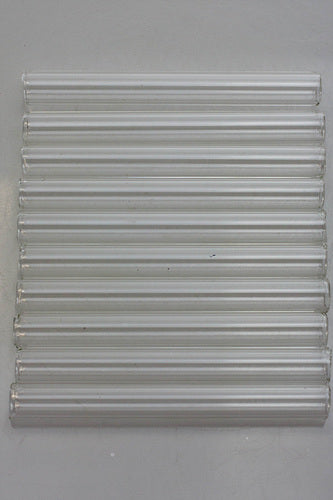 4" long thick glass tube pack