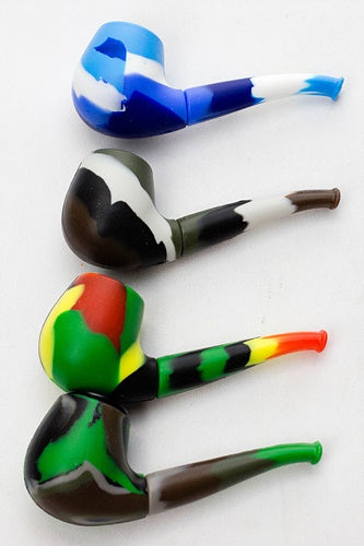 24 pcs-Silicone 4" hand pipe in a Jar ( GJ-054 )