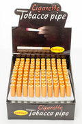 Easy ejection metal one hitter pipe in display