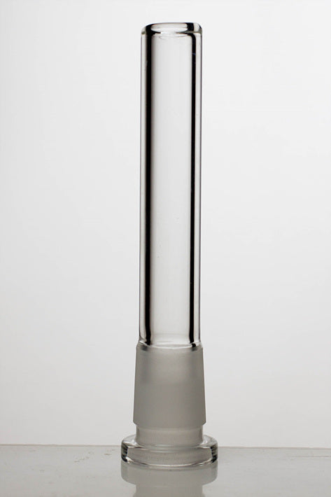 Glass open ended popper downstem