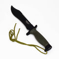 12" Heavy Duty Army hunting knife with ABS Sheath Knife