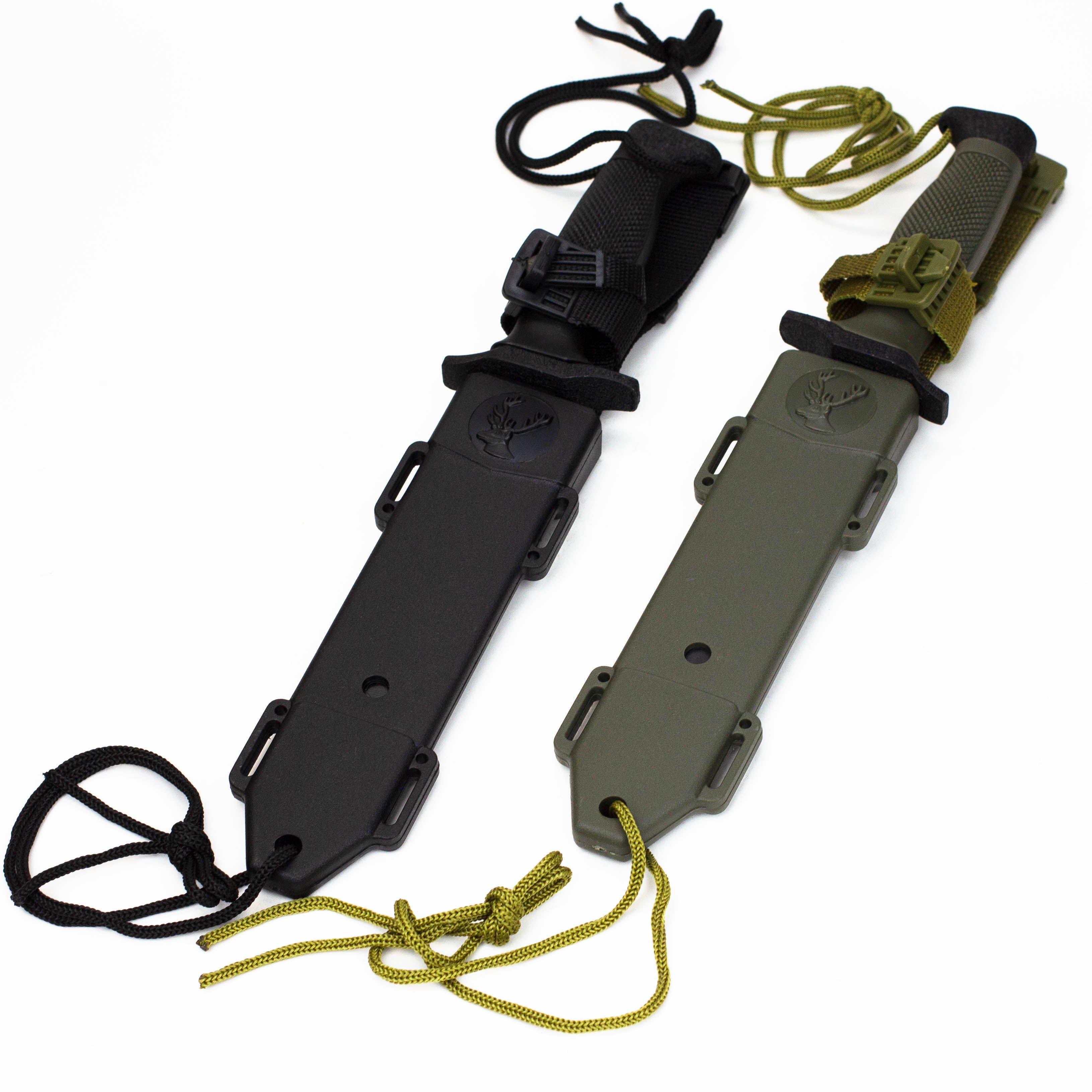 12" Heavy Duty Army hunting knife with ABS Sheath Knife