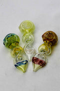 4.5" Changing color twist glass hand pipe