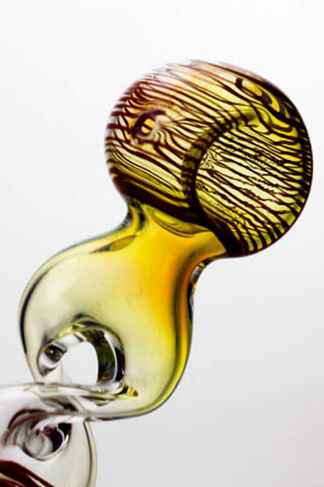 4.5" Changing color twist glass hand pipe