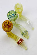 4.5" Changing colors Sherlock glass hand pipe