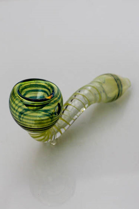 4.5" Changing colors Sherlock glass hand pipe