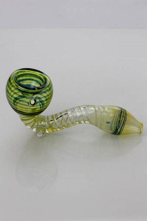 4.5" Changing colors Sherlock glass hand pipe