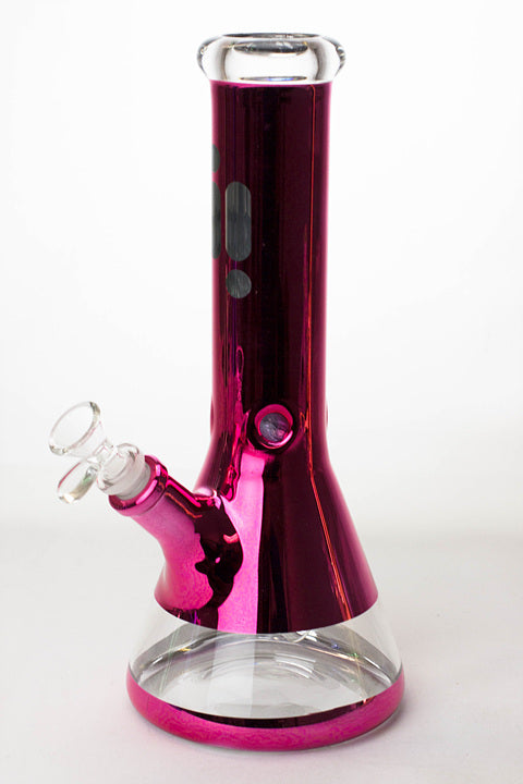 12" Infyniti 7 mm metallic classic beaker bong