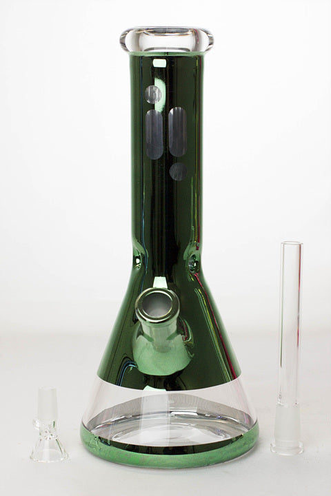 12" Infyniti 7 mm metallic classic beaker bong