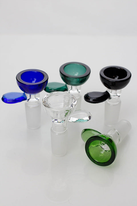 Color glass male bowl